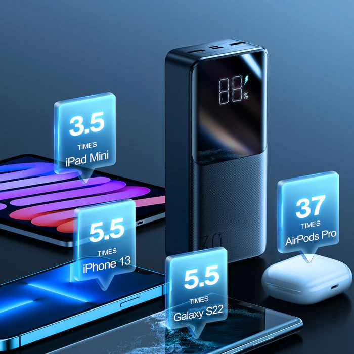 JOYROOM JR-QP193 22.5W Power Bank 30000mAh - Black - Image 7