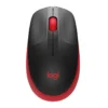 Logitech M190 Full-Size Wireless Mouse - Red