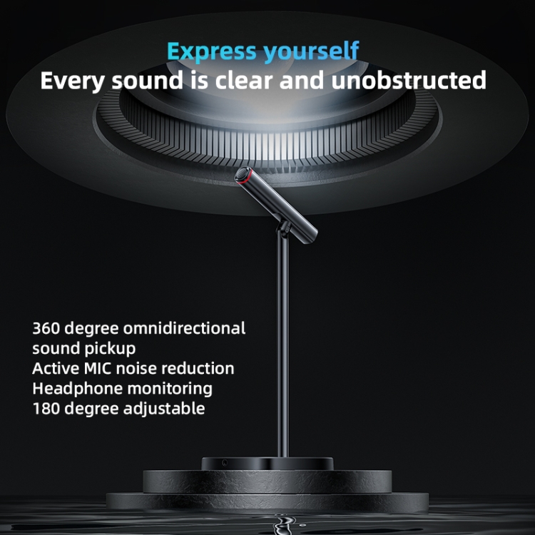 YESIDO KR18 360 Degree Omnidirectional Desktop Noise USB Canceling Microphone - Image 2