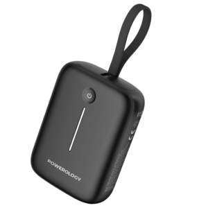 Powerology 10000mAh Power Bank - Black