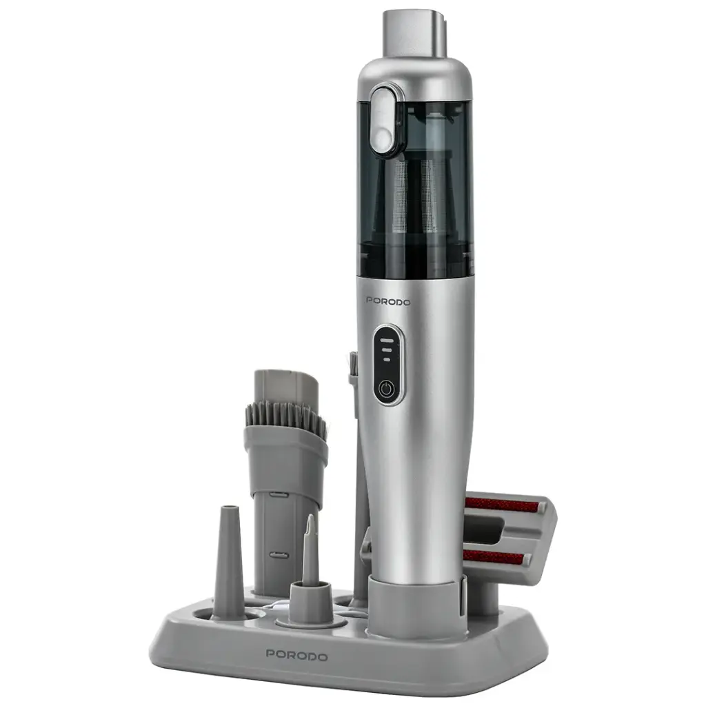 Porodo 9-In-1 Blower & Vacuum Cleaner with Washable HEPA Filter - Gray - Image 5