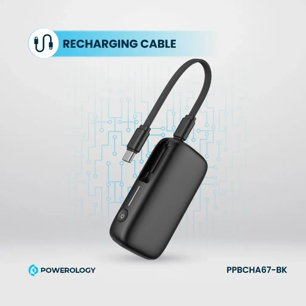 Powerology 20000mAh Power Bank - Black - Image 3