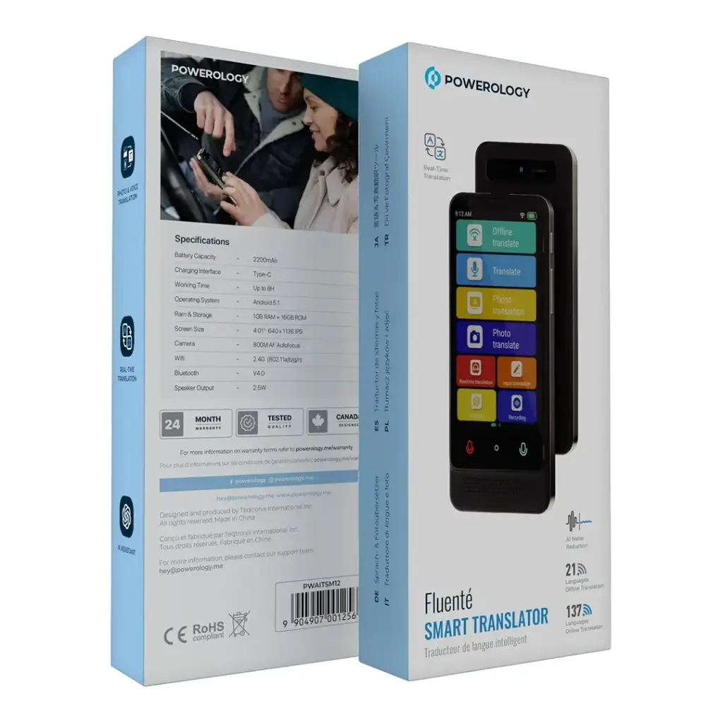 Powerology Smart Translator - Black - Image 4