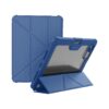 Wholde (Ipd10 /10.9 2022 A16 11 2025) Bumper Leather Fold Case Pro For Ipad Series - Blue