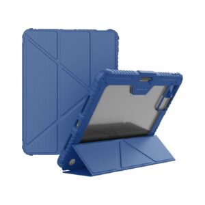 Wholde (Ipd10 /10.9 2022 A16 11 2025) Bumper Leather Fold Case Pro For Ipad Series - Blue