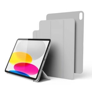 Wholde (Ipd10 /10.9 2022 A16 11 2025) Bumper Leather Fold Case Pro For Ipad Series - Grey