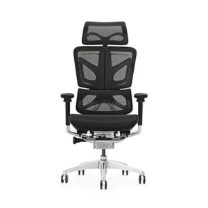 GAMVITY Ergonomic Mesh Office Chair – Black Aluminum Alloy (Original)