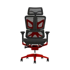 GAMVITY Ergonomic Mesh Office Chair – Red Aluminum Alloy (Spray-Painted Finish)