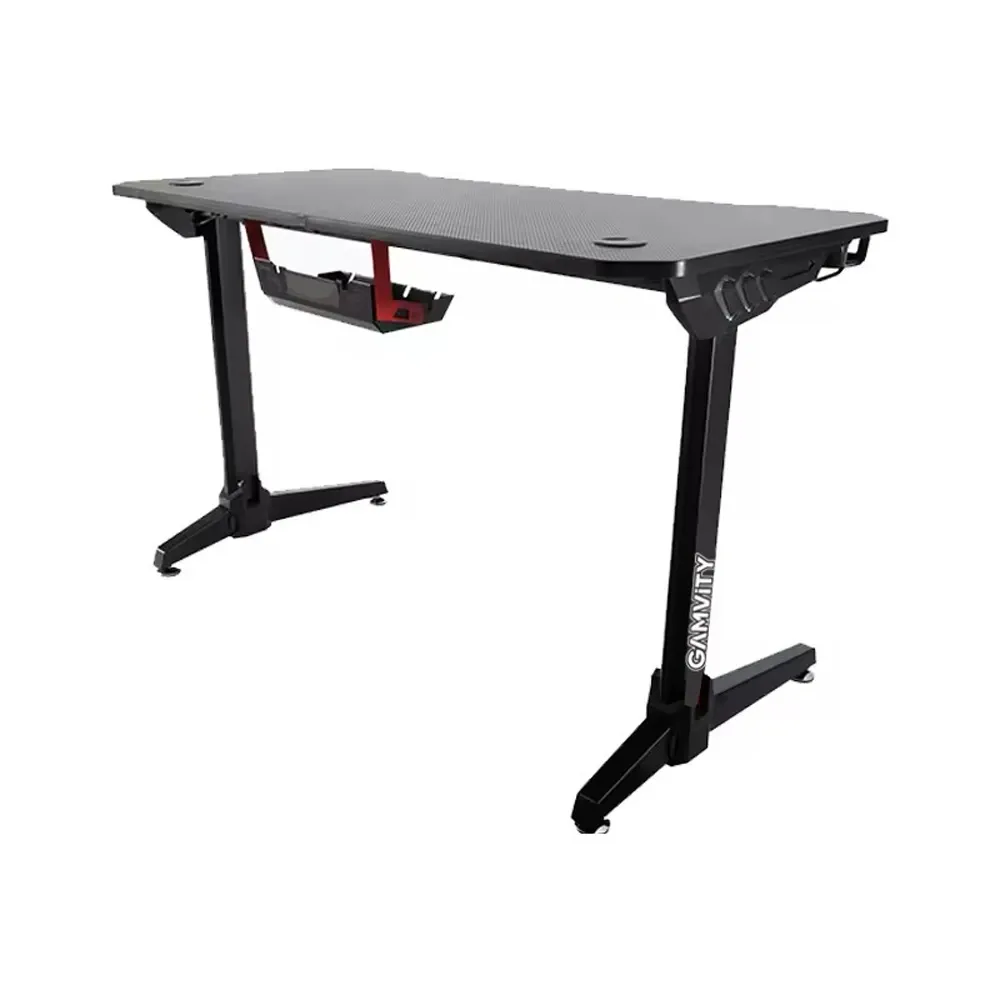 Gamvity Professional Gaming Desk With Rgb Led Lights Cheap (1200*600*750) - Black - Image 2