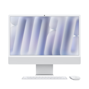 Apple iMac - 24" Nano Texture Glass / M4 / 10-Core CPU / 10-Core GPU / 16 Core Neural Engine / 24GB RAM / 1TB SSD / Arb/Eng / Silver / 1YW