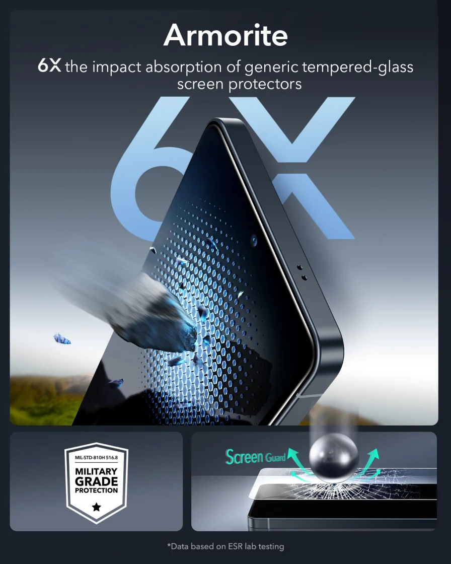 ESR UltraFit Armorite Pro Screen Protector For Samsung Galaxy S26 Ultra - Clear - Image 3