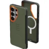 UAG Civilian With Magnet Case For Samsung Galaxy S26 Ultra - Olive Drab/Orange