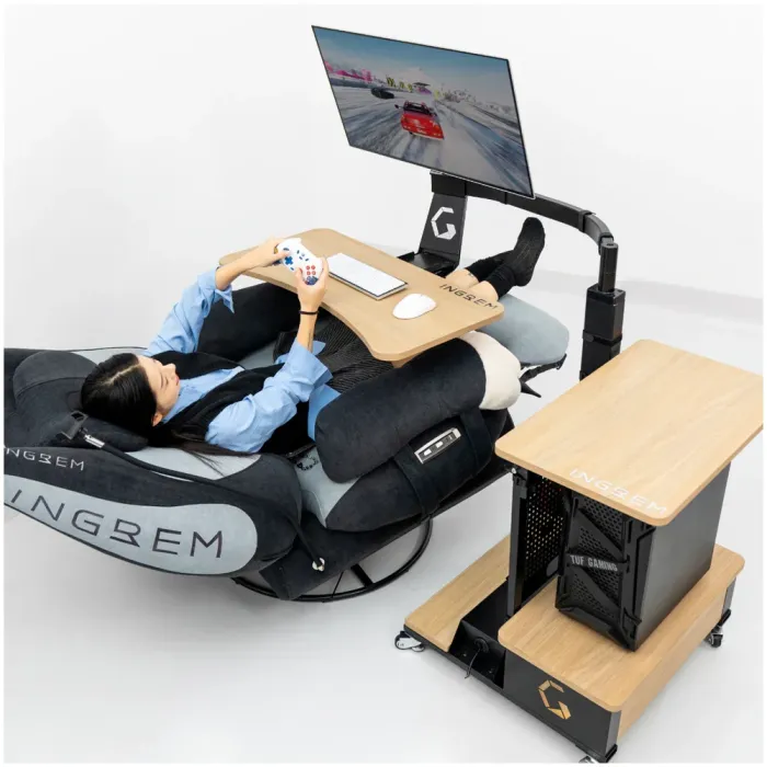 Ingrem Floating Table - White (Left Rudder) - Image 2