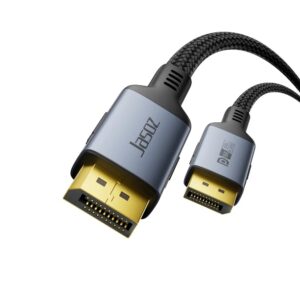 Jasoz A141 DisplayPort DP 2.1, 4K@240Hz, 16K, 8K, Support Cable, 3M