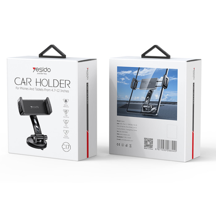 Yesido C171 High Quality Wholesale Car Mount Holder Long Arm Car Phone Holder For Car Dashboard - Image 5