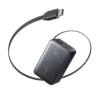 Anker Nano Power Bank (10K, 45W, Built-In Retractable USB-C Cable) - Black