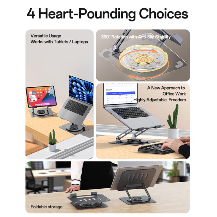 Yesido LP08 Infinite Hover 360 degree Laptop Stand - Image 3