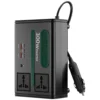 Green Lion GC-300 Car Inverter 7-In-1 Multi-Port with DC to AC & DC 12.8V - Black