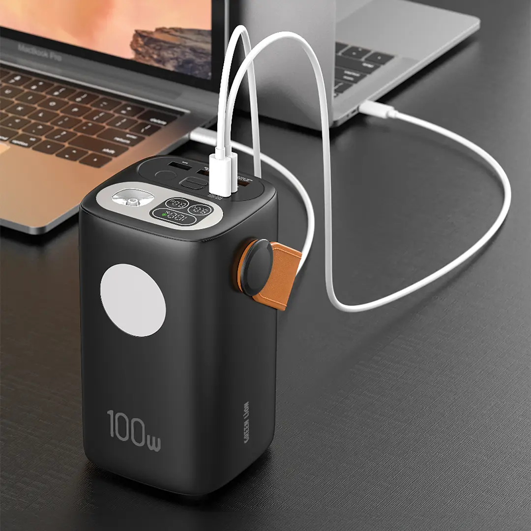 Green Lion Hyper Core 60 Power Bank 60000mAh - Black - Image 3