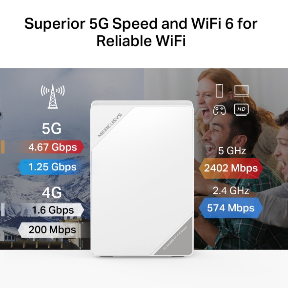 Mercusys 5G AX3000 Wireless Dual Band Router - Image 5
