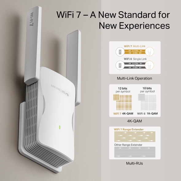 Mercusys BE3600 Wi-Fi 7 Range Extender - Image 4