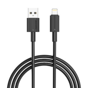 Porodo USB-A to Lightning Durable Charging Cable - Black