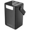 Porodo Lara 80000mAh Power Bank with Integrated Cables & Flashlight - Black