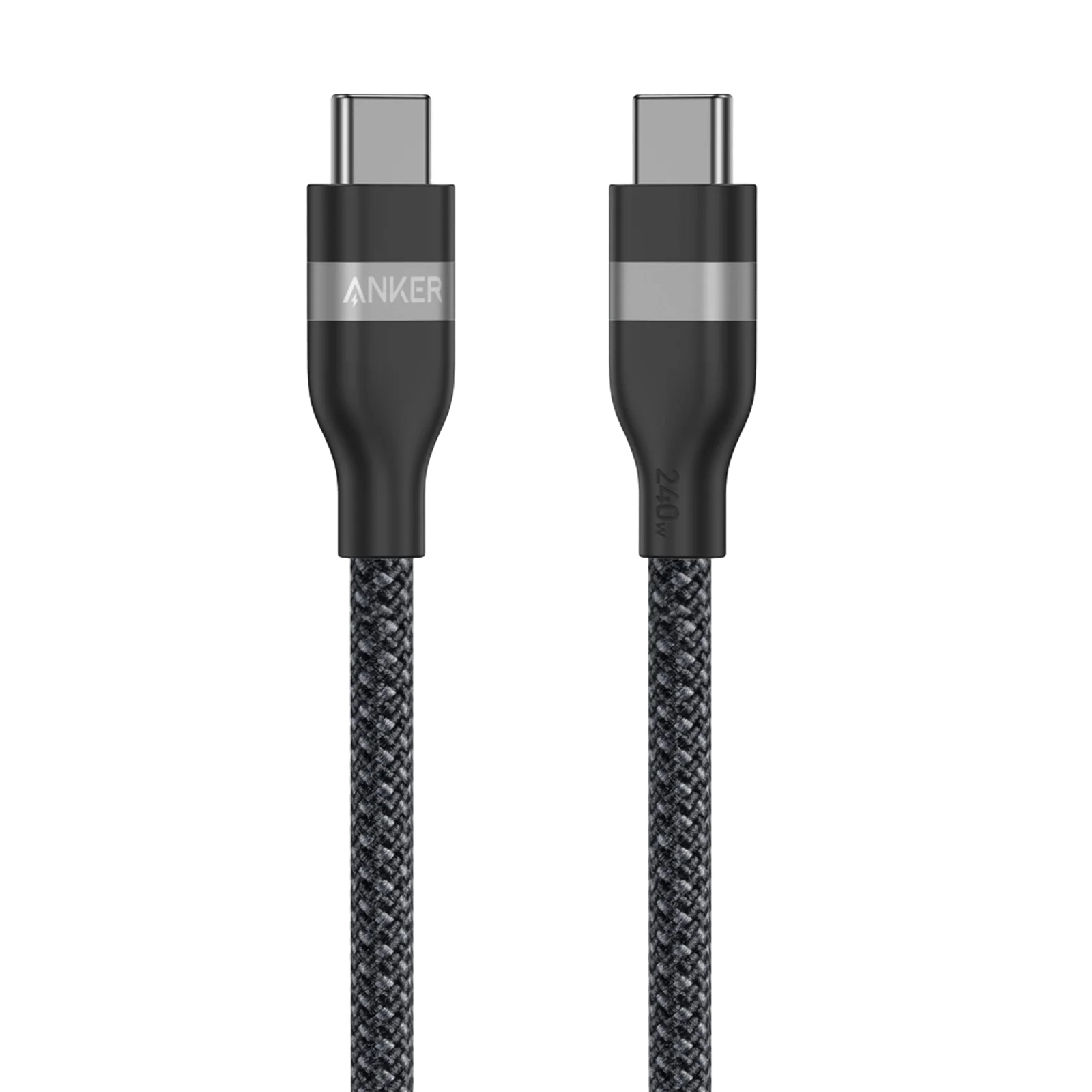 Anker USB-C to USB-C Cable 6ft / 240W Upcycled-Braided - Black