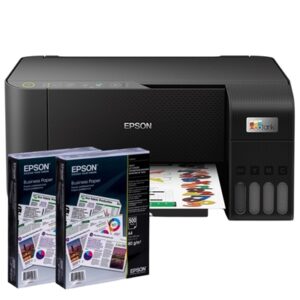 EPSON EcoTank L3252 Multifunction Printer - Black