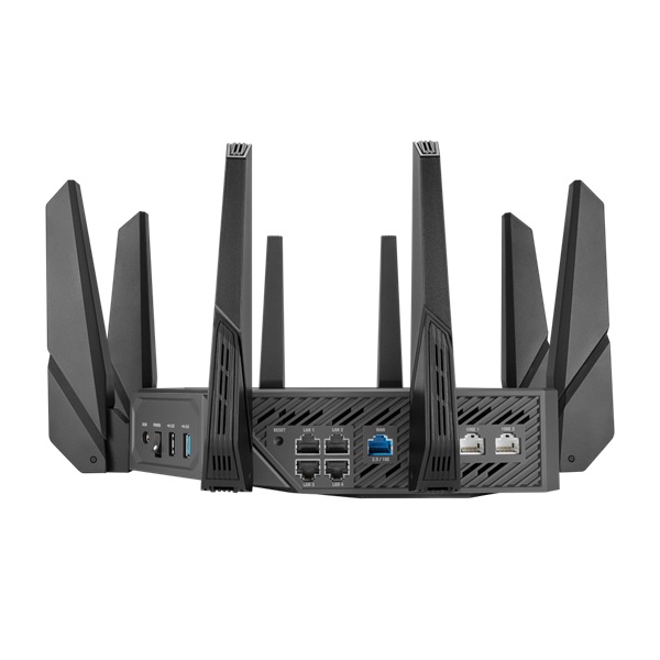 ASUS ROG Rapture GT-AXE16000 Quad-band WiFi 6E Gaming Router – Link Aggregation - Image 3