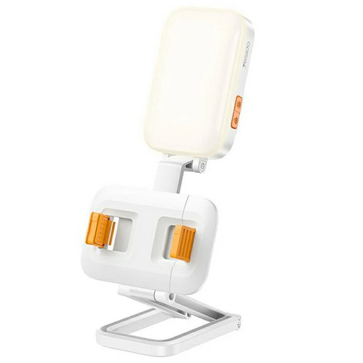 Yesido DH10 Pocket Light Stand – 3-in-1 Folding Phone Holder with Lighting