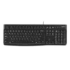 Logitech K120 - Wired / USB 2.0 / Arb/Eng / Keyboard - Black