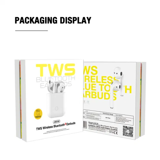 Aspor A616 TWS Bluetooth Earphone Bluetooth / 10 Meters - White - Image 2