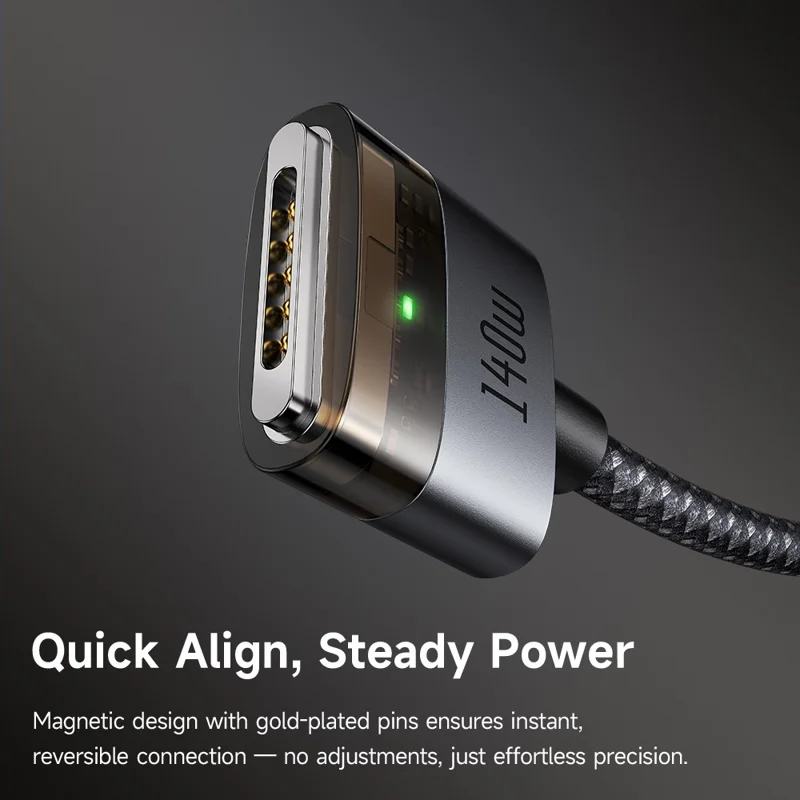 Mcdodo CA-207 140W USB-C to MagSafe 3 Charging Cable 2m - Black - Image 2