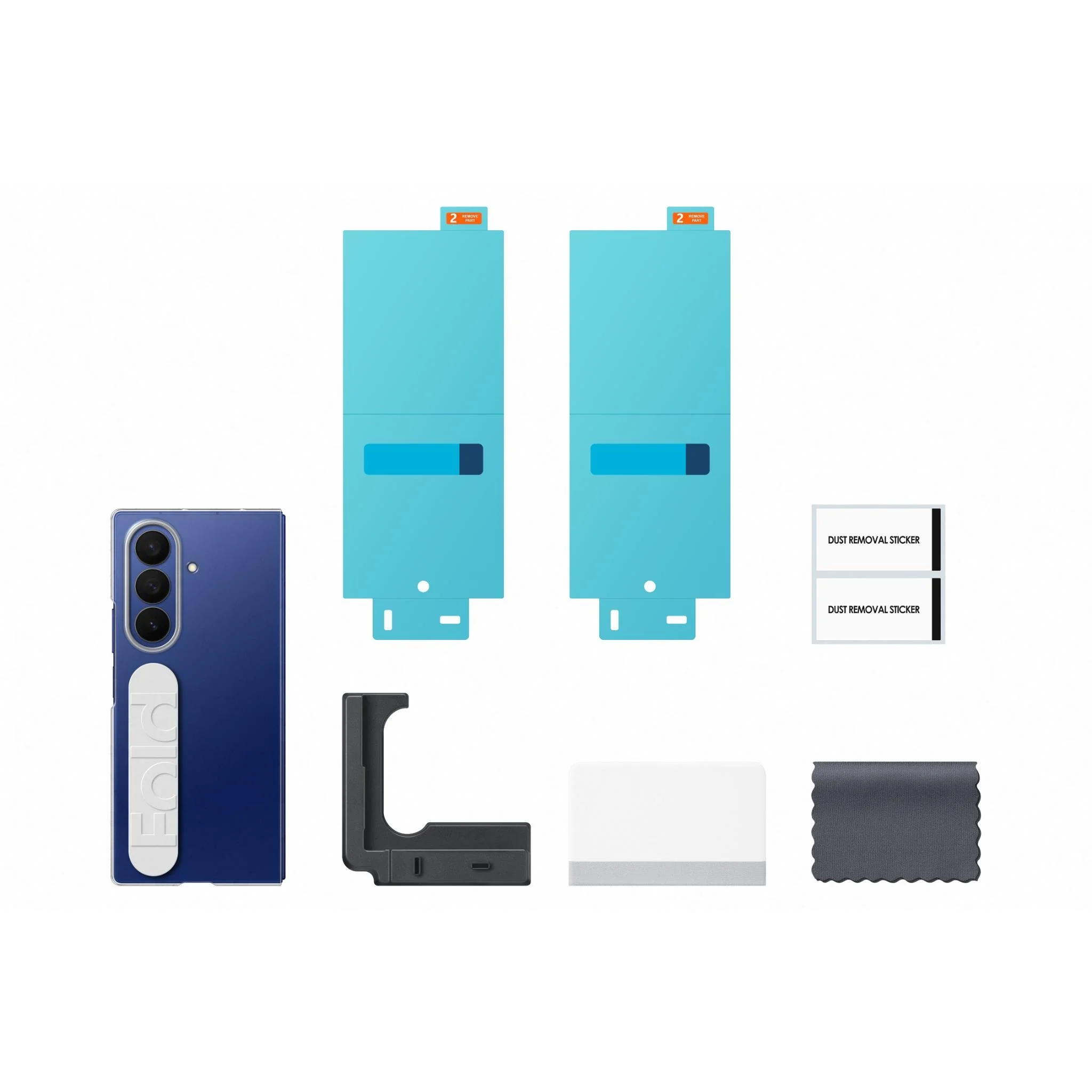 Samsung Grip Case for Galaxy Z Fold7 - Clear - Image 6