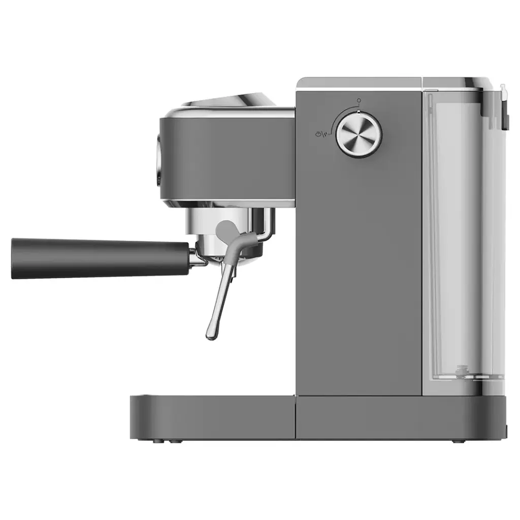 LePresso Hot & Cold Espresso Maker with Steam Wand and Pressure Gauge - Gray - Image 3