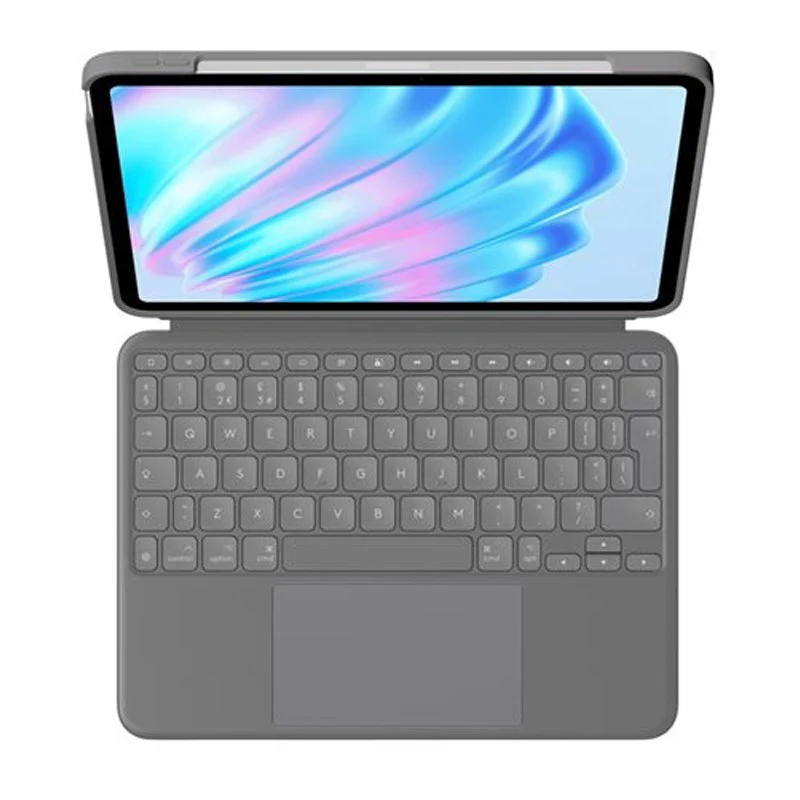 Logitech Combo Touch keyboard Case for iPad Air 13-inch (M2) - Oxford Grey / Arabic - Image 2