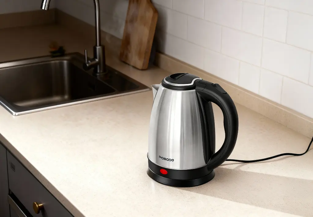 Porodo Pyro Electric Stainless Steel Kettle - Silver - Image 4