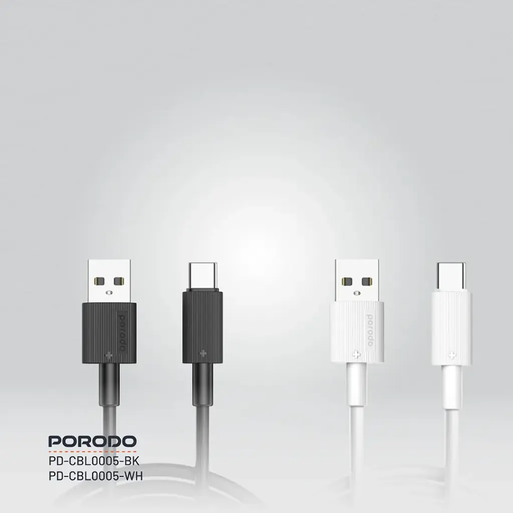 Porodo USB-A to USB-C Durable Charging Cable - Black - Image 10