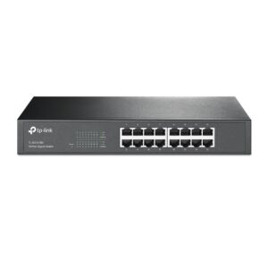 TP-Link (TL-SG1016D) Gigabit Desktop Switch - 16 Ports / 32 Gbps / LAN / Unmanaged