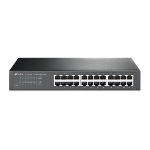 TP-Link Gigabit Switch Unmanaged Rack Mount - 24 Port / RJ- 45 / 48 Gbps