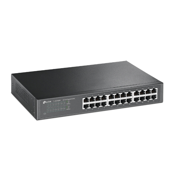 TP-Link Gigabit Switch Unmanaged Rack Mount - 24 Port / RJ- 45 / 48 Gbps - Image 2
