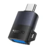 Upgrade any USB-C laptop, tablet or phone with high-speed data, plug-and-play peripheral support and quick 18W charging in one pocket-size adapter. Machined from sturdy aluminium alloy, the Yesido GS31 withstands 8 kg bend tests and 5000+ plug cycles, delivering reliable performance at home, in the office or on the road. Key Features & Specifications - USB 3.0 female to USB-C male interface transfers files at up to 5 Gb/s for rapid photo, video and document moves - Supports 18W (9V / 2A) Quick Charge output—top up phones or accessories without a separate charger - Rugged aluminium-alloy housing resists scratches and dissipates heat for safer high-load sessions - Tested to 5000 insertion cycles, ensuring long life even with daily device swaps - Wide compatibility: connect flash drives, keyboards, mice, game controllers or external drives to USB-C phones, tablets and laptops—no driver app required