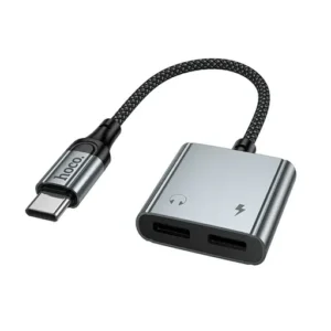Hoco 2 in 1 USB-C to 2x USB-C Adaptor