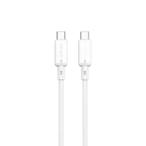 Pawa 3A USB-C TO USB-C Quick Charging PVC Cable PW122 - White