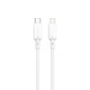 Pawa 3A USB-C To Lightning Quick Charging PVC Cable PW122 - White