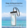 Yesido WB49 One-touch Locking With Carabiner High Sealing Sensitive Touch Screen Transparent Waterproof Bag - Image 2