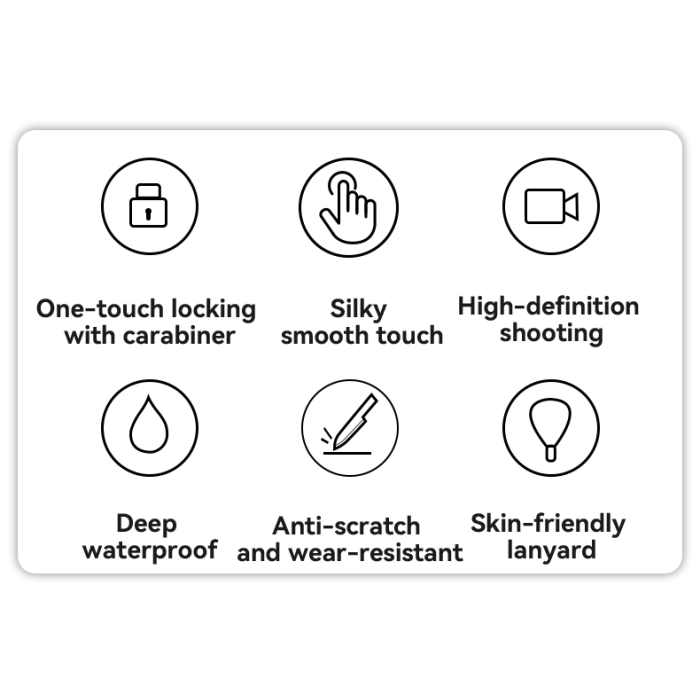 Yesido WB49 One-touch Locking With Carabiner High Sealing Sensitive Touch Screen Transparent Waterproof Bag - Image 3