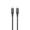 Pawa 3A USB-C To Lightning Quick Charging PVC Cable PW122 - Black