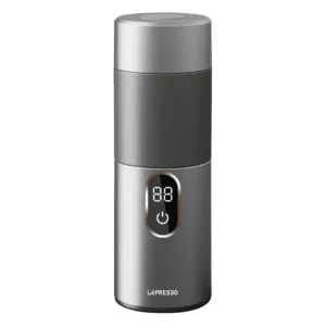 Lepresso MokaRise Electric Moka Maker with One-Touch Operation - Silver
